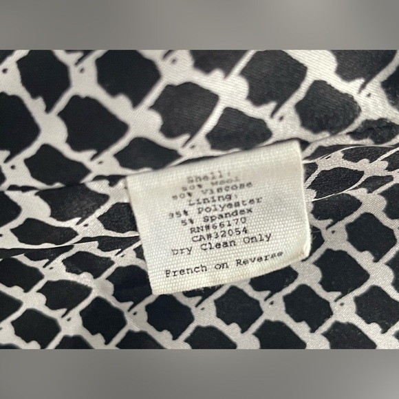 Lux Blue Pea Coat Asymmetrical Design Tailored Fit - Picture 5 of 16